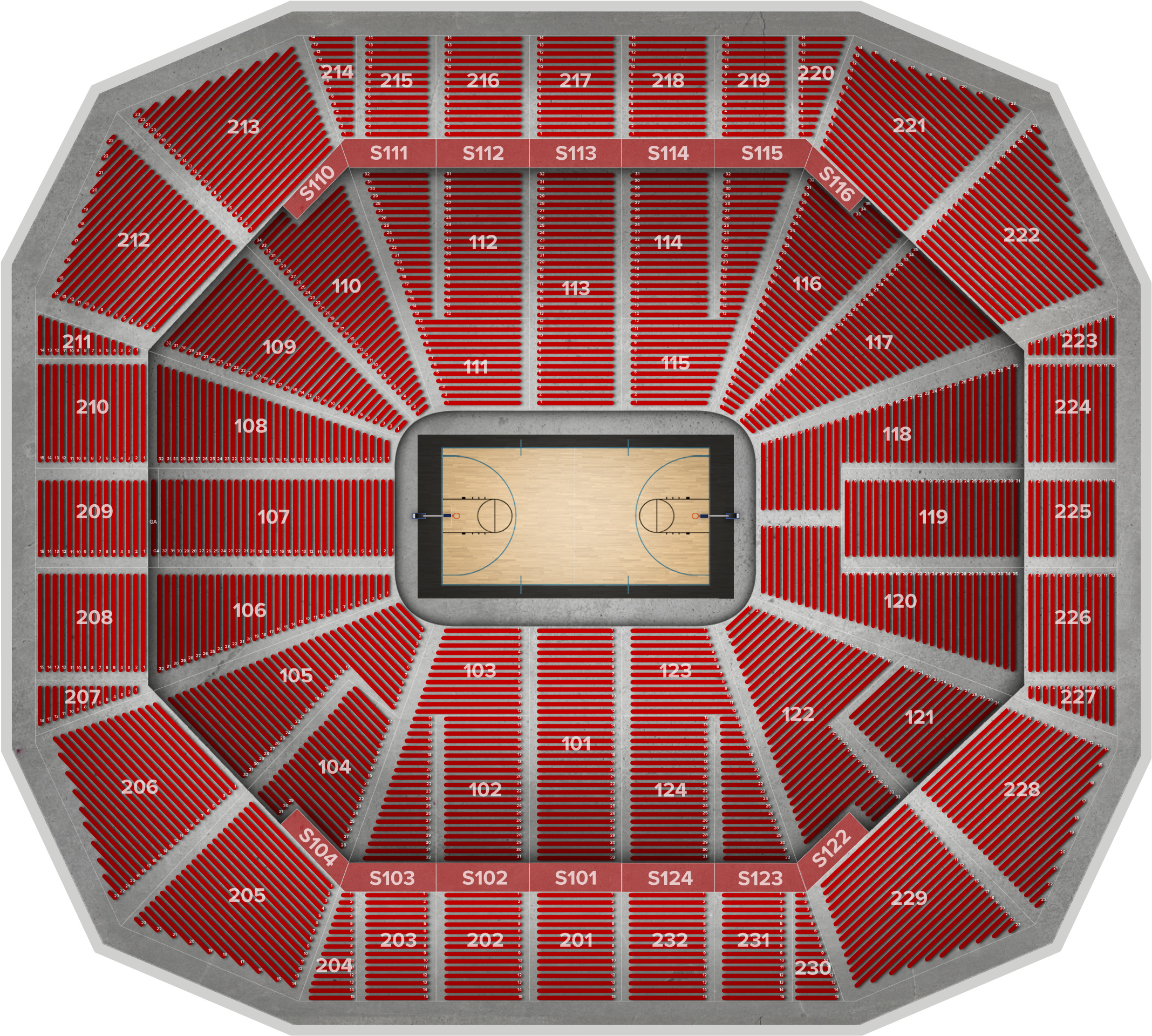 United Supermarkets Arena - Circle (2560x1936), Png Download