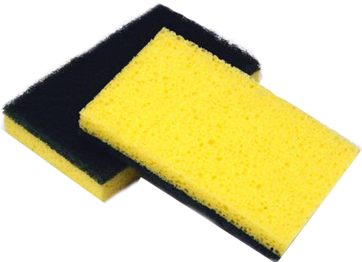 Medium Duty Scrubbing Sponge - Sign (600x600), Png Download
