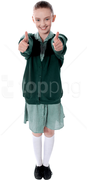 Free Png Download Teenage Girl Png Images Background - School Uniform (480x654), Png Download