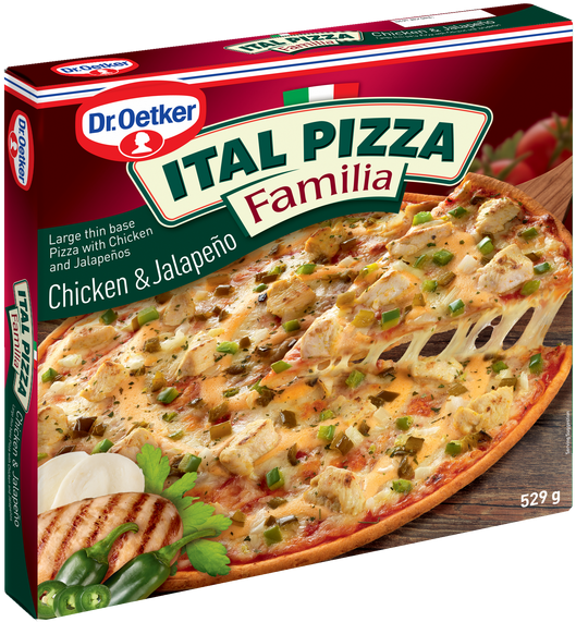 Dr Oetker Pizza Bbq (636x674), Png Download