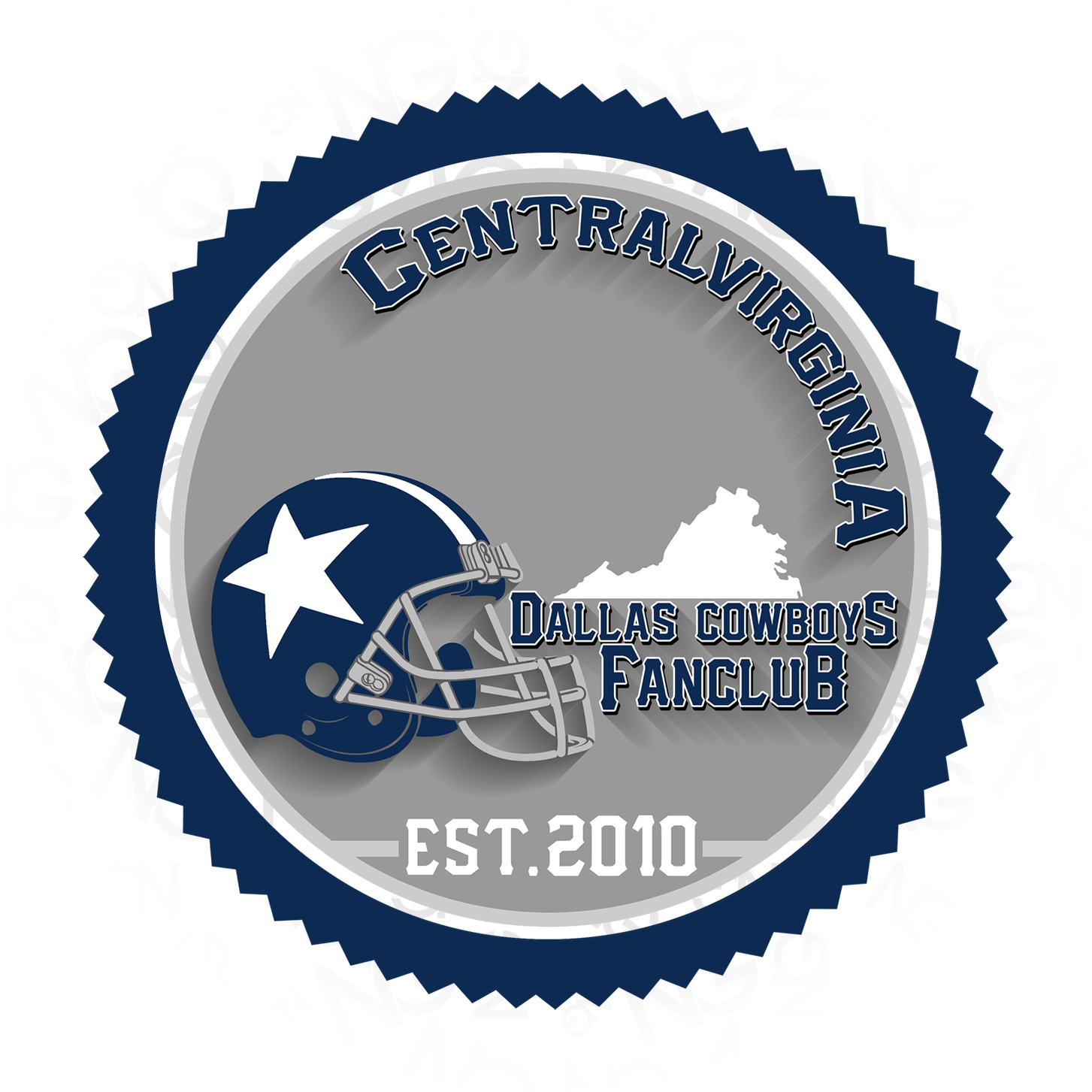 Dallas Cowboys Clipart Badge - Premium Quality Badge Free (2000x1538), Png Download