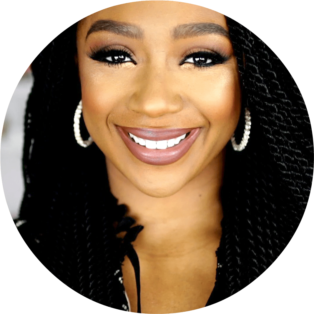 Red Lipstick Makeup Tutorial For Dark Skin Maha Maven - Eye Liner (1920x1080), Png Download
