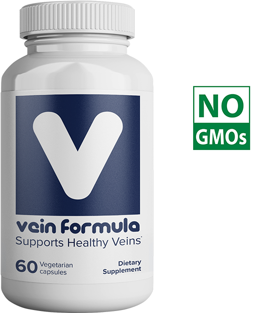 Keep Your Veins Healthy For Just 58 Cents A Day - Bottle (582x641), Png Download