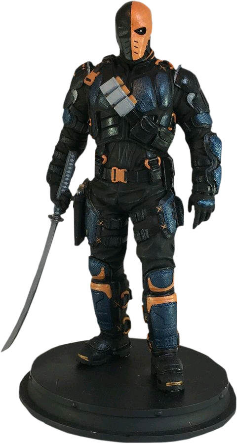 Deathstroke - Statue Arrow (480x899), Png Download