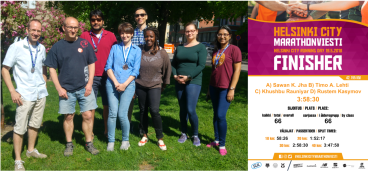 Helsinki Running Day - Social Group (735x430), Png Download