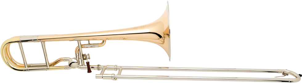 Bb/f-tenor Trombone J4k - Types Of Trombone (1181x591), Png Download