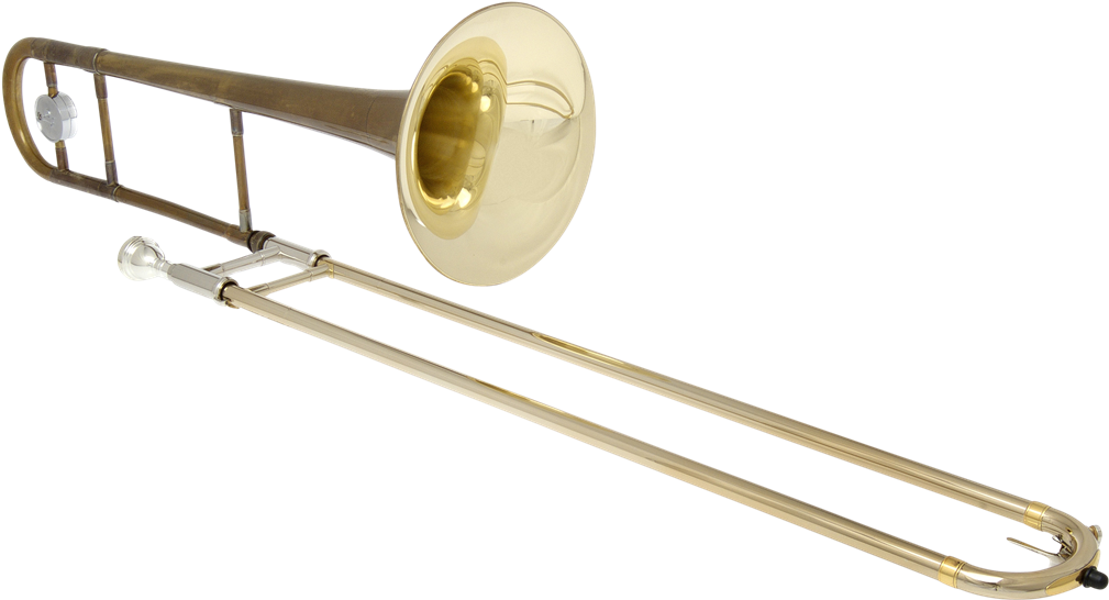 Satin Finish Trombone Edwards (1200x617), Png Download