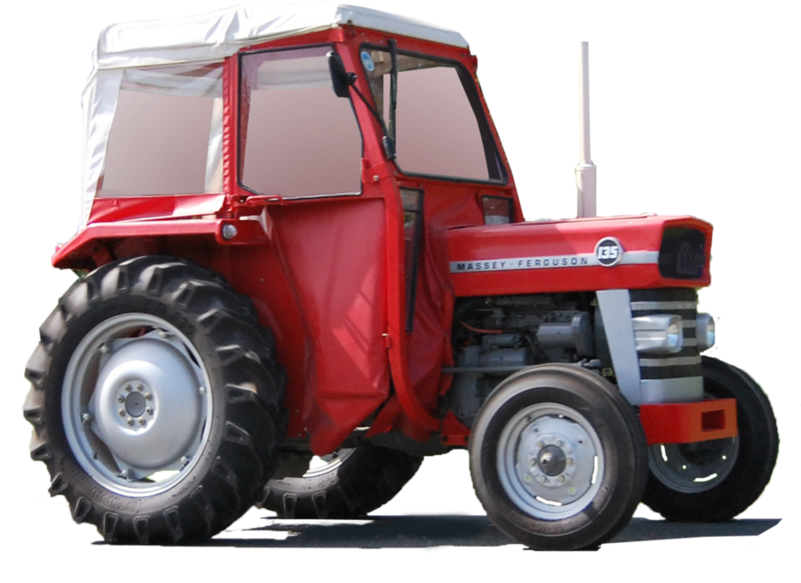 Tractor Transparent Images Png - Massey Ferguson (800x611), Png Download