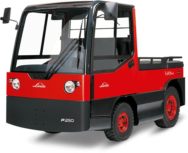 Forklift Hire Linde Series127 P250 Electric Tow Tractor - Elektro Flurförderzeuge (1233x689), Png Download