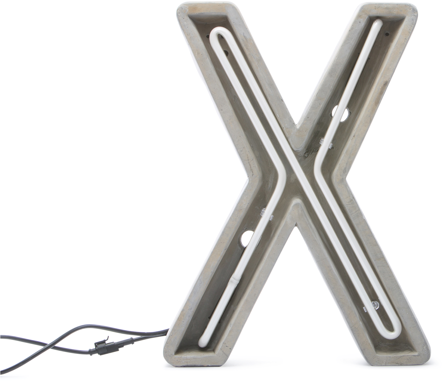 Alphacrete, Concrete Neon Light X-0 - Cross (2000x1712), Png Download