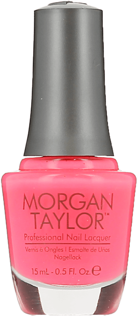 Morgan Taylor Neon Lights Pink Flame-ingo Nail Lacquer - Nail Polish (1200x1200), Png Download