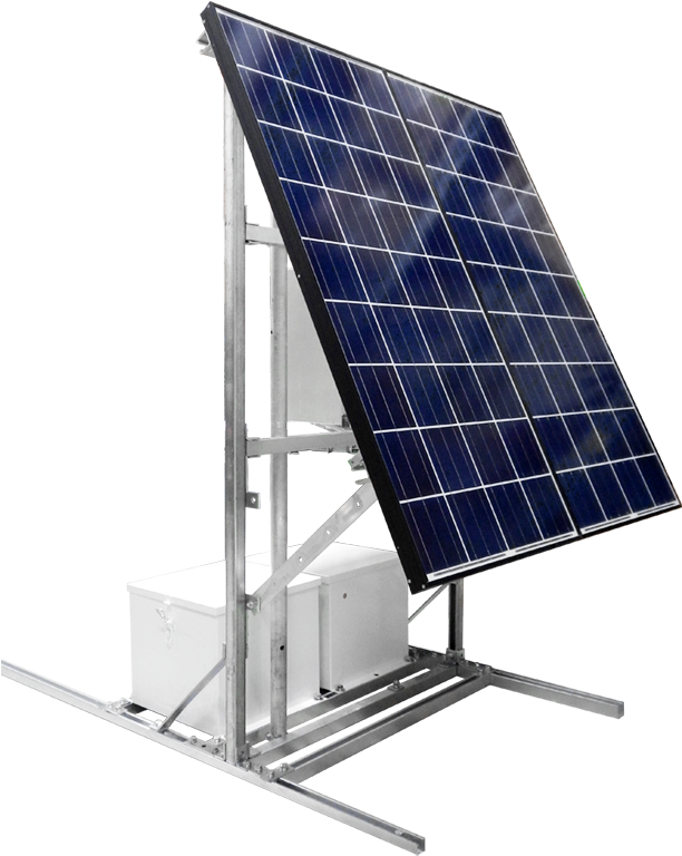 Solar Panel With Batbox - Industrial Solar Panel (611x800), Png Download
