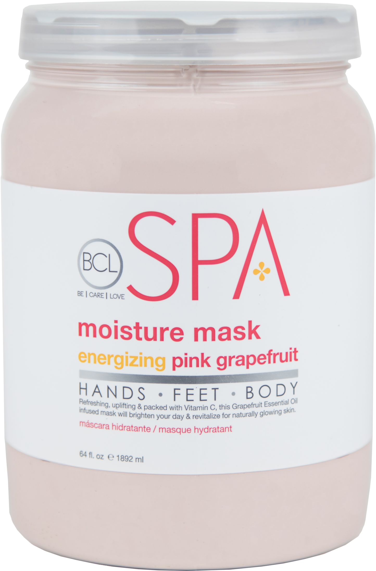 Bcl Spa Moisturemask 64oz Grapefruit - Cosmetics (1552x2400), Png Download