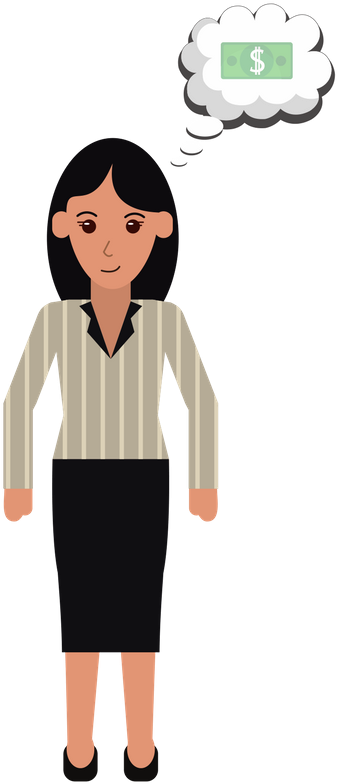 Then They Would Ask You The Same Question A Few Times - Cartoon Lawyer Woman (440x798), Png Download