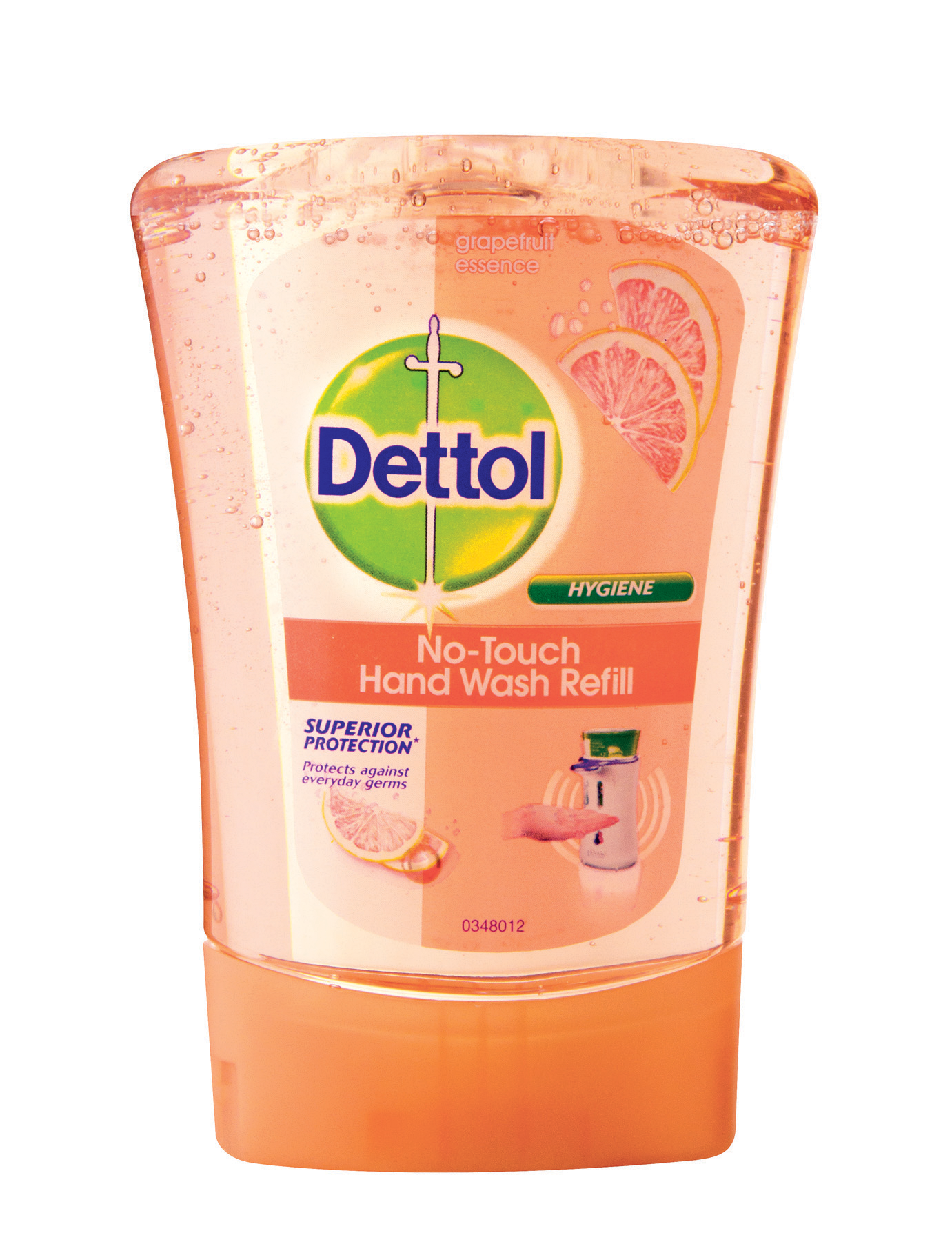 Dettol No Touch Handwash Grapefruit - Dettol Gold Bar Soap Daily Clean (1381x1801), Png Download