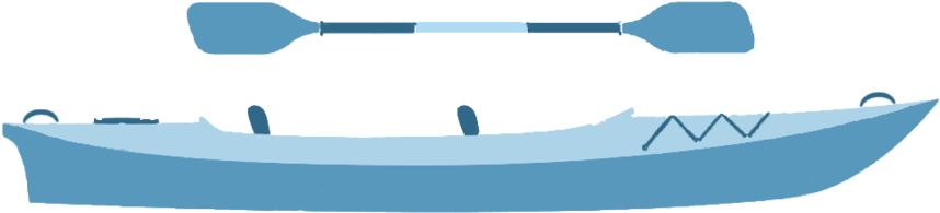 Kayak (1000x375), Png Download