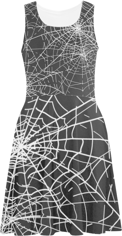 Cobweb Spider Web Atalanta Sundress - Day Dress (1000x1000), Png Download