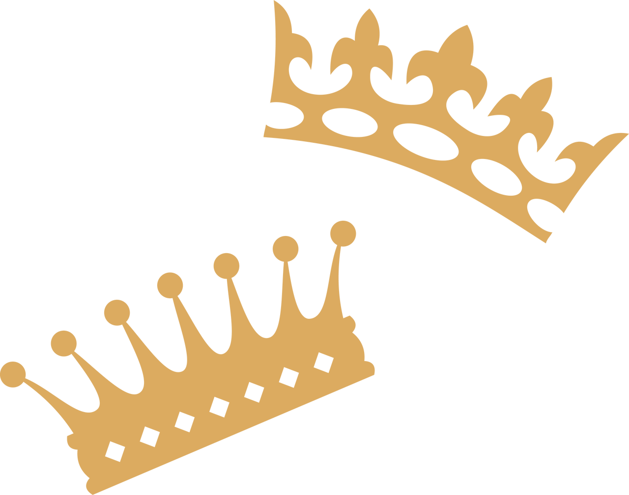 Crowns Svg Cut File (1280x1009), Png Download
