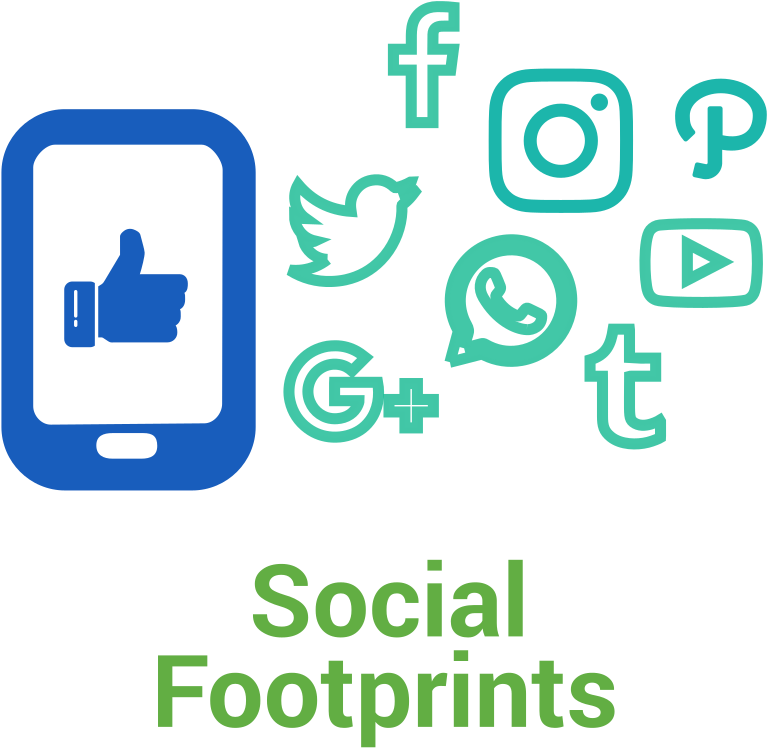 A Social-footprints - Social Frames Logo (800x762), Png Download