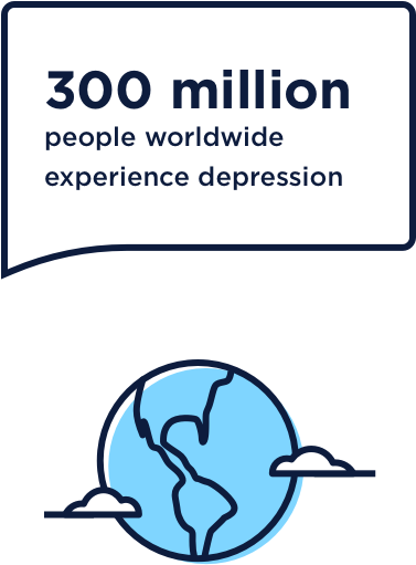 What Causes Depression - Graphic Design (616x510), Png Download