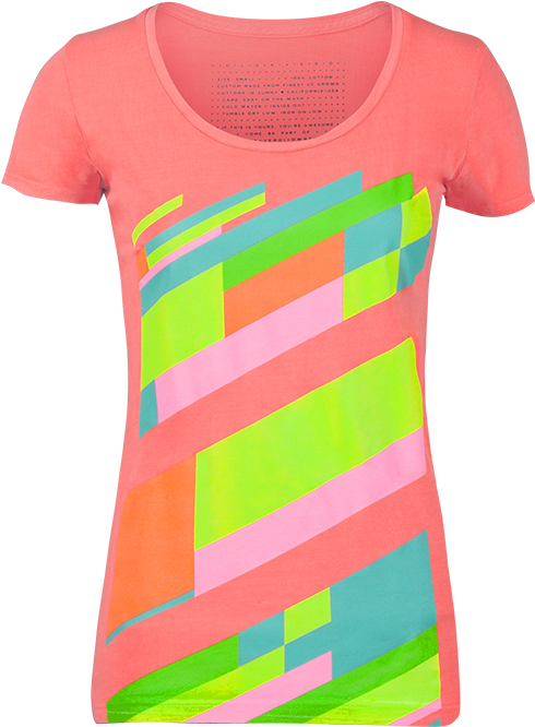 Volga Verdi - Neon Womens Shirts (678x750), Png Download