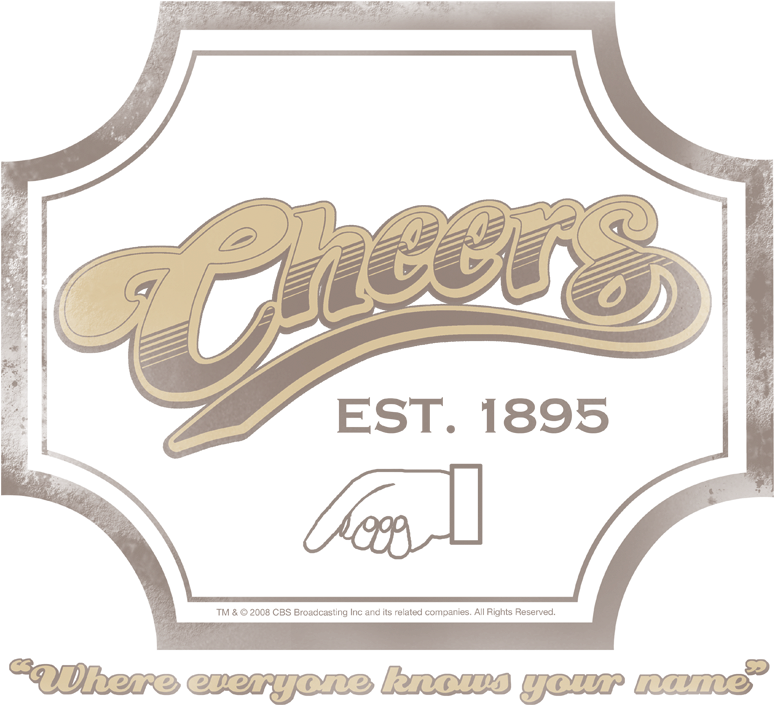 Cheers Sign Youth T Shirt - Calligraphy (792x714), Png Download