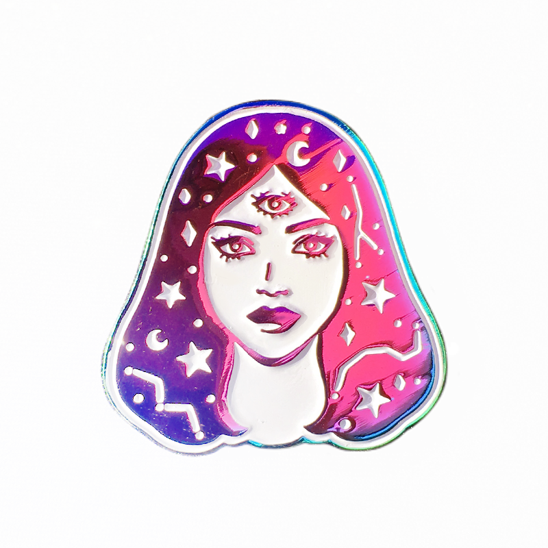 Third Eye Pin - Illustration (800x800), Png Download