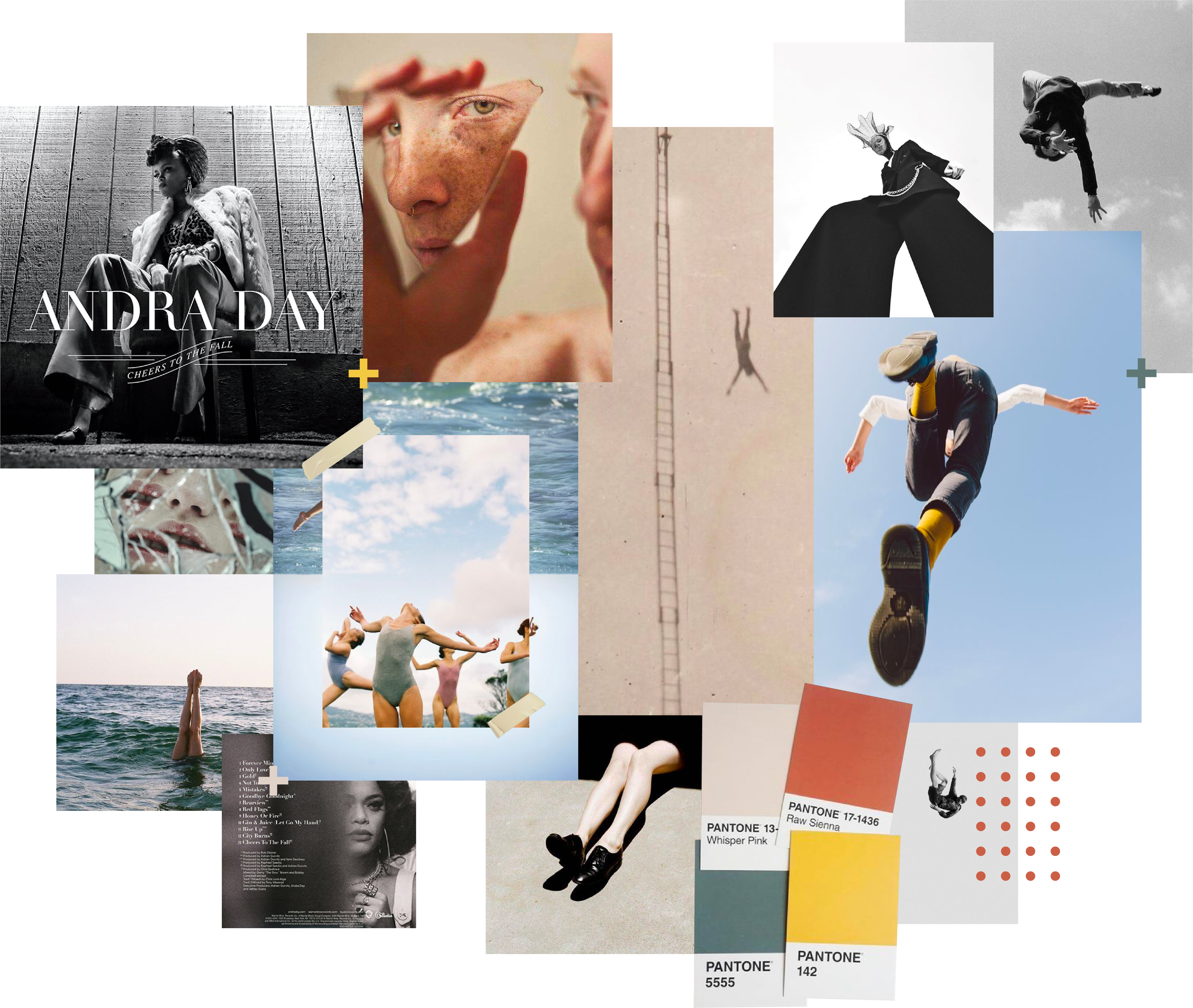 Cheers Moodboard - Collage (5335x4508), Png Download