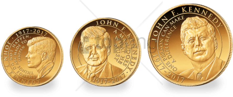 Free Png Irish Gold Coin Png Png Images Transparent - Ireland Coin Kennedy (850x425), Png Download