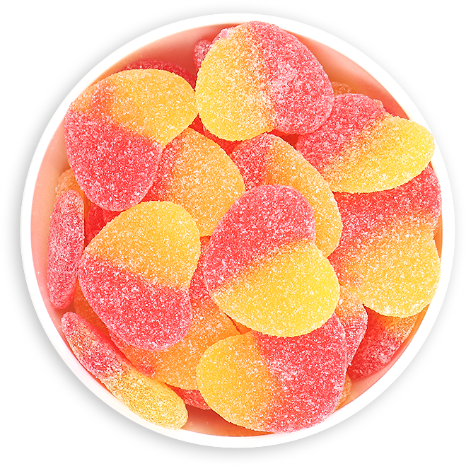 Paloma's Peach Melba Candy - Circle (800x800), Png Download