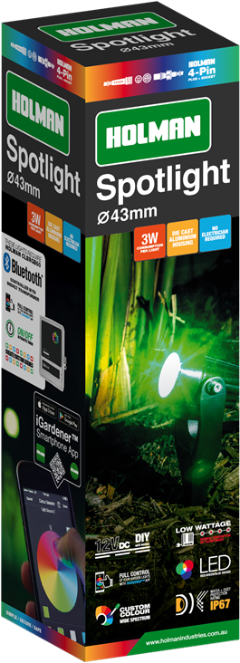 Holman 43mm Rgb Spotlight - Multimedia Software (800x800), Png Download