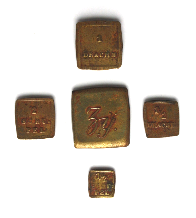 Apothecary Coin-type Weights (675x750), Png Download