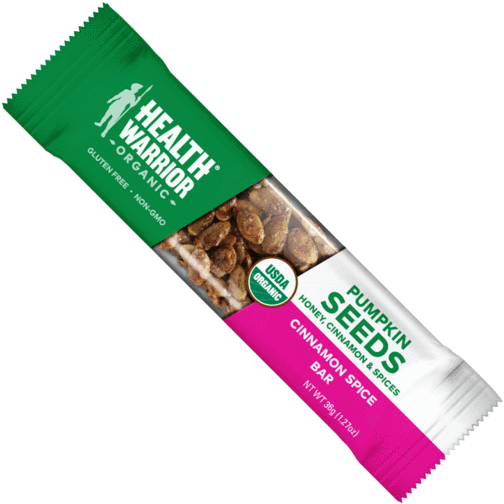 Health Warrior Organic Cinnamon Spice Pumpkin Seed - Nut (600x600), Png Download