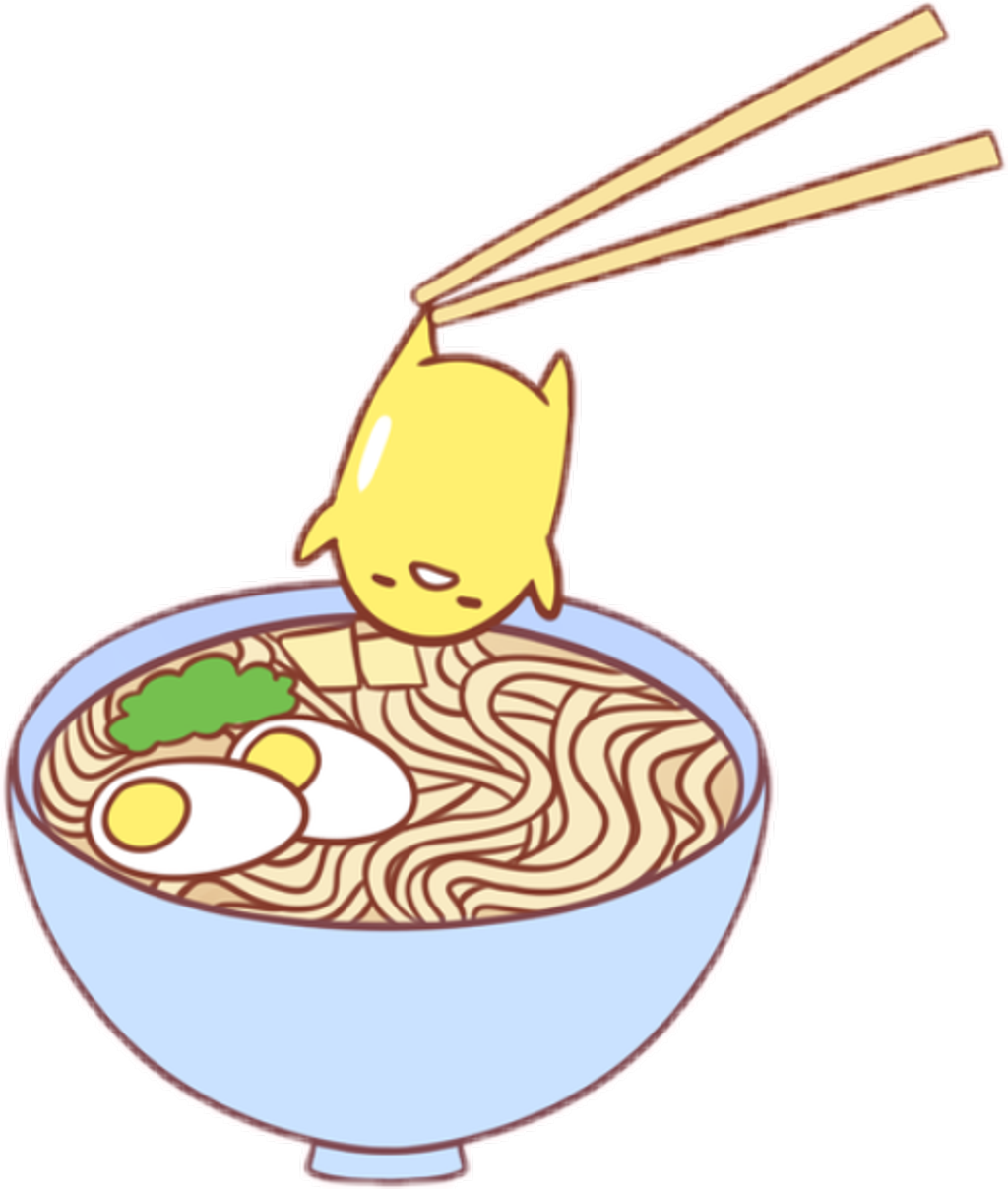 #noodle #kawaii #cute #ramen - Cute Ramen (1024x1208), Png Download