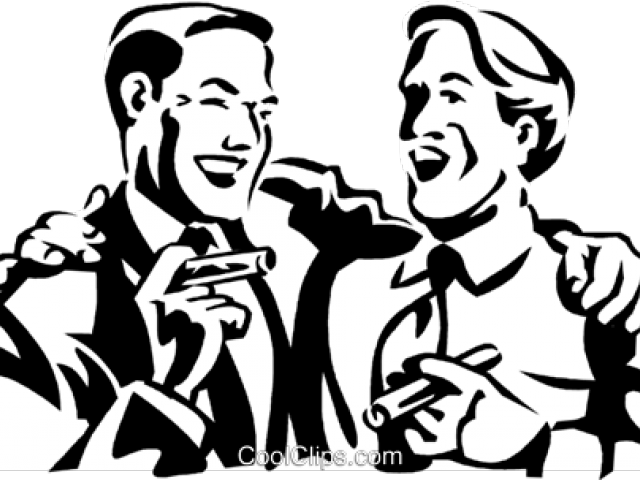 Cigarette Clipart Cigar Smoke - Cartoon (640x480), Png Download