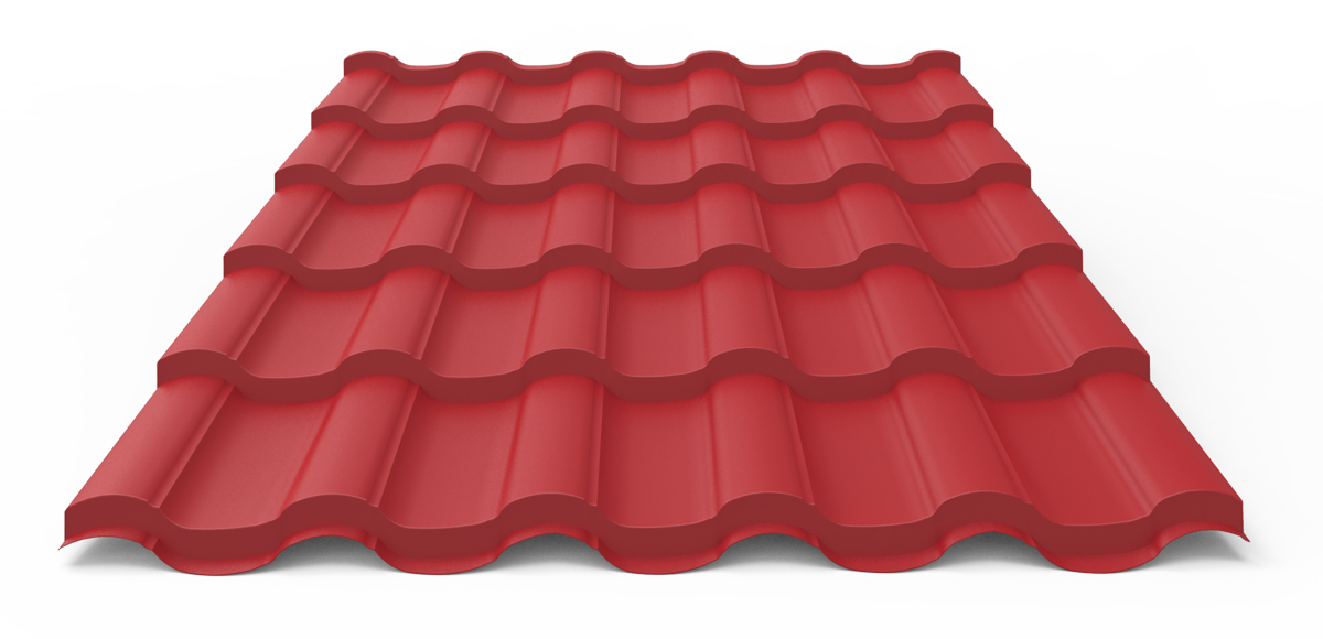 Barcelona Metal Roofing - Металочерепиця Барселона (1200x580), Png Download