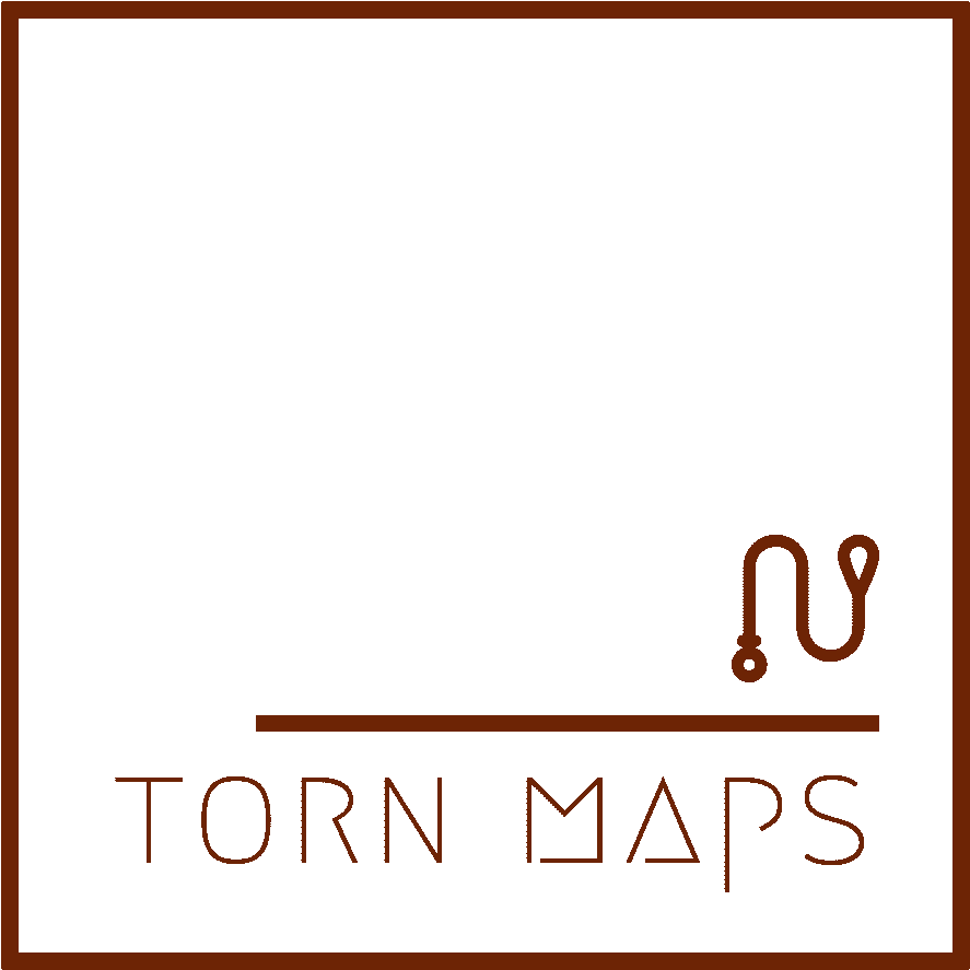 The Torn Maps - Ink (939x937), Png Download