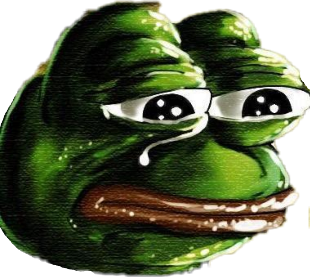 Pepe Pepefrog Green Frog Tears Waifu Tearsarefalling - Kermit The Frog Cry Memes (1024x914), Png Download