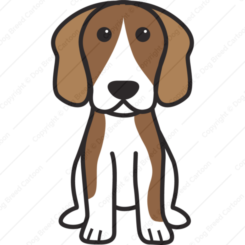 1024 X 1024 7 - Cartoon Beagle Dog (1024x1024), Png Download