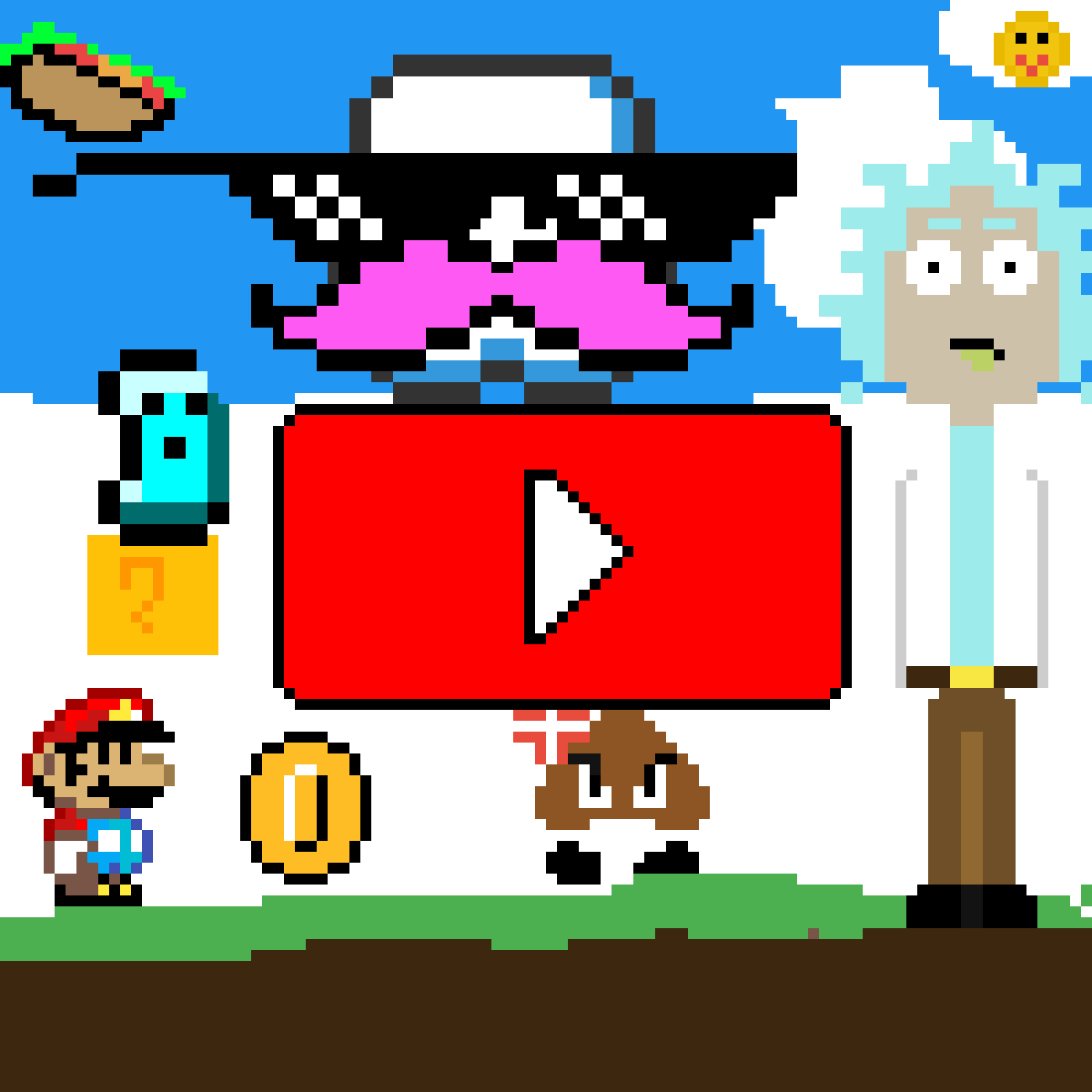 Mosty Mario Themed - Super Mario (1400x1400), Png Download