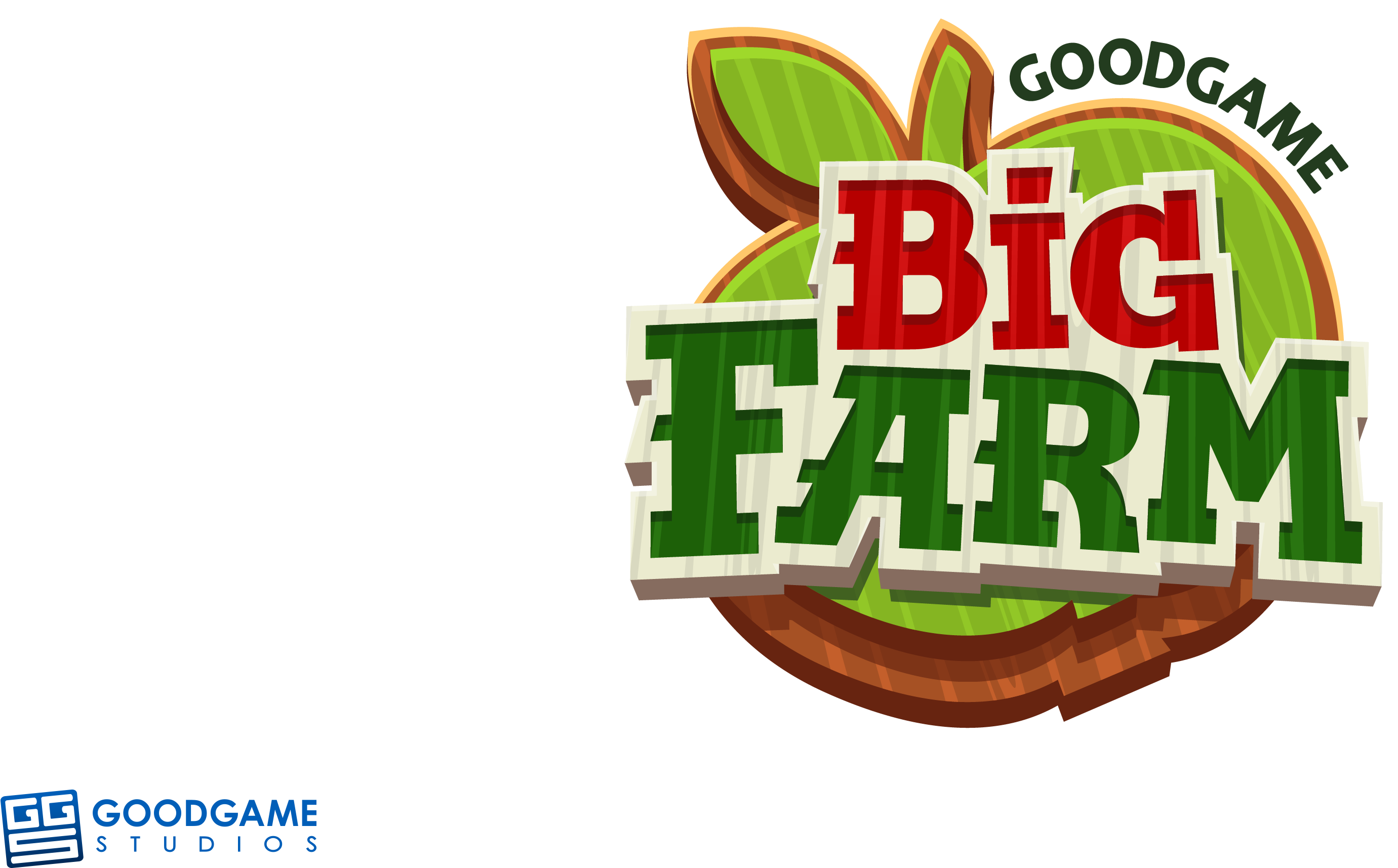 Goodgame Big Farm Logo - Big Farm (4000x2000), Png Download