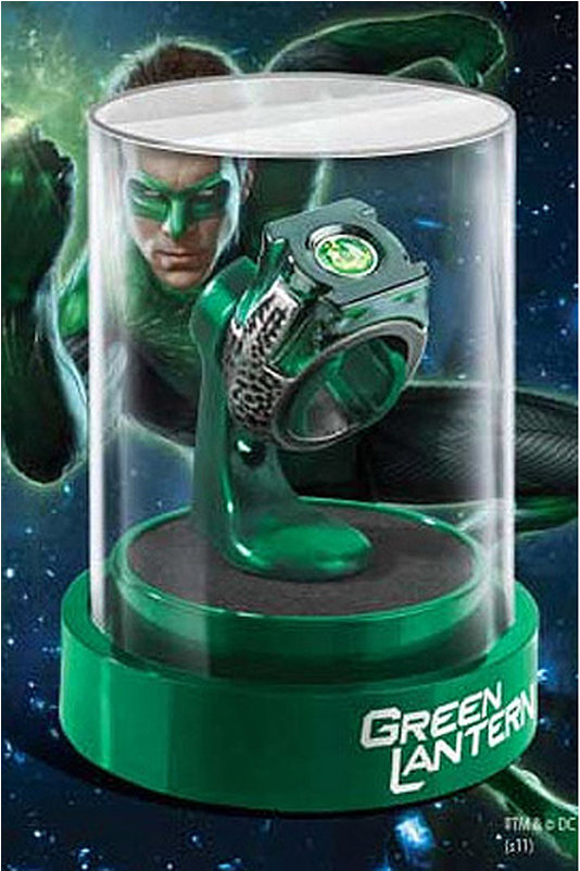 Green Lantern Ring Case (800x800), Png Download