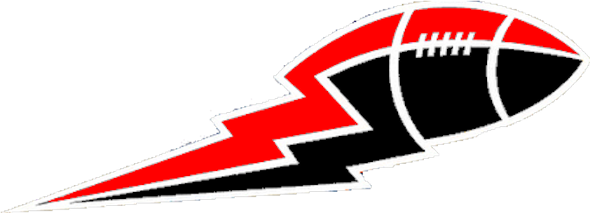 Red Black Football Lightning - Winnipeg Blue Bombers Logo (877x386), Png Download