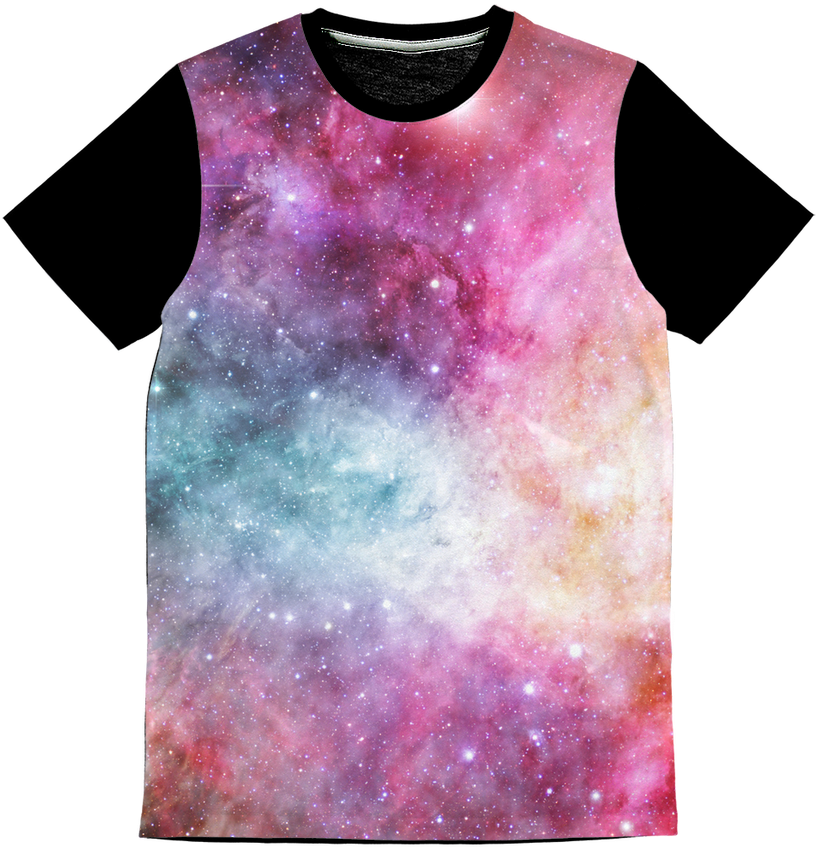 "pastel Nebula Classic Sublimation Panel T-shirt\ - Falling In Love Background (1024x1024), Png Download