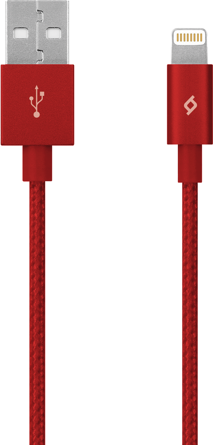 Alumicable™ Mfi - 2.1 A Nylon Braided Type C Usb Fast Charging Data Cable (1593x1920), Png Download