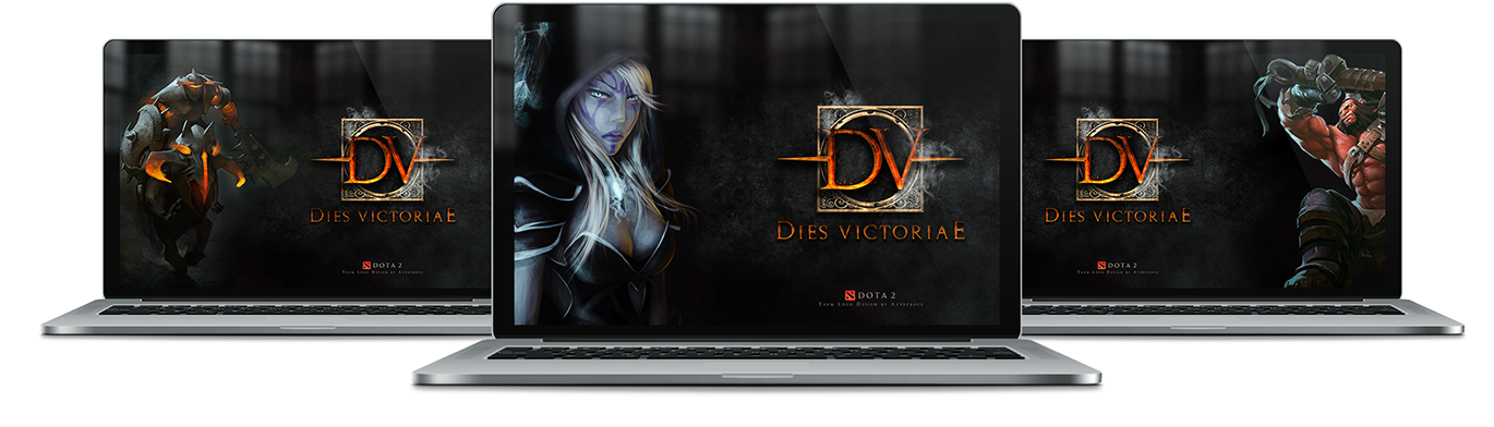 Credits To The Owner Of Dota 2 Characters - Netbook (1400x509), Png Download