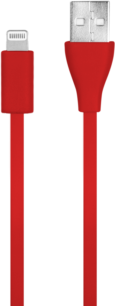 Flat And Ultra Flexible Lightning Cable - Usb Cable (1200x1150), Png Download