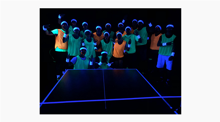 After-work Fun, Fluo And Dodgeball At Fluosports Geneva - Graphic Design (720x540), Png Download