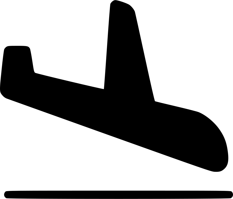 Landing Aircraft Flight Svg Png Icon Free Ⓒ - Landing Icon Png (980x834), Png Download