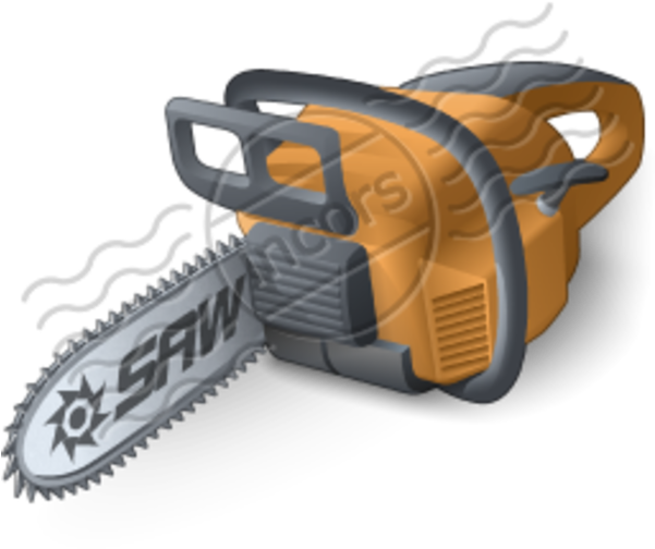 Small - Chainsaw Icon (600x600), Png Download